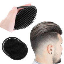 Load image into Gallery viewer, 1PCS Shampoo Comb Pocket Men Beard Mustache Palm Scalp Massage Black Hair Care Travel Portable Hair Comb Brush Styling Tools