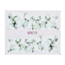 Load image into Gallery viewer, 1PCS Nail Art Sticker White Black Gradient Marble Winter DIY Water Transfer sliders for Manicure Decorations Tool CHBN613-624