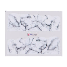 Load image into Gallery viewer, 1PCS Nail Art Sticker White Black Gradient Marble Winter DIY Water Transfer sliders for Manicure Decorations Tool CHBN613-624