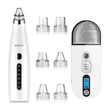 Load image into Gallery viewer, Facial Blackhead Remover Face Deep Cleaner Remove Pore Acne Pimple Black Head Vacuum Suction with Moisture Tester Skin Care Tool