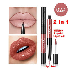 Load image into Gallery viewer, Diamond Liquid Lipstick Matte Red Lip Long Lasting Waterproof Make Up Lip Stick Nude Pink Lips Liner Pencil Gloss Makeup YXL