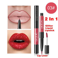 Load image into Gallery viewer, Diamond Liquid Lipstick Matte Red Lip Long Lasting Waterproof Make Up Lip Stick Nude Pink Lips Liner Pencil Gloss Makeup YXL