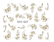 Load image into Gallery viewer, 1sheets Hot Butterfly Bow Designs Luminous Nail Art Shinning Glitter Nail Art Stickers Decorations Manicure Tips Tools TRDG-007