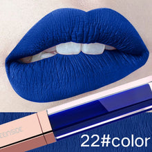 Load image into Gallery viewer, 24 Color Make Up Liquid Lipstick Waterproof Mate Red Lip Long Lasting Ultra Matte Lip Gloss Black Blue Nude Lipstick