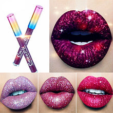 Load image into Gallery viewer, Glitter Lips Make Up Liquid Lipstick Waterproof Long Lasting Shimmer Red Lip Pink Women Lipsticks