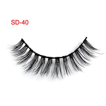Load image into Gallery viewer, 3 Pairs Natural False Eyelashes Beauty Make up Thick Cross Voluminous Messy Style Eye Lashes Extension Women Fashion Makeup Tool