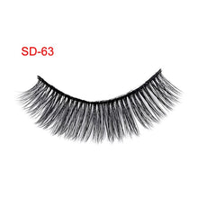 Load image into Gallery viewer, 3 Pairs Natural False Eyelashes Beauty Make up Thick Cross Voluminous Messy Style Eye Lashes Extension Women Fashion Makeup Tool