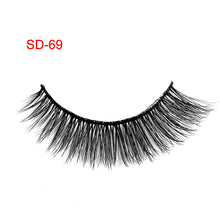 Load image into Gallery viewer, 3 Pairs Natural False Eyelashes Beauty Make up Thick Cross Voluminous Messy Style Eye Lashes Extension Women Fashion Makeup Tool
